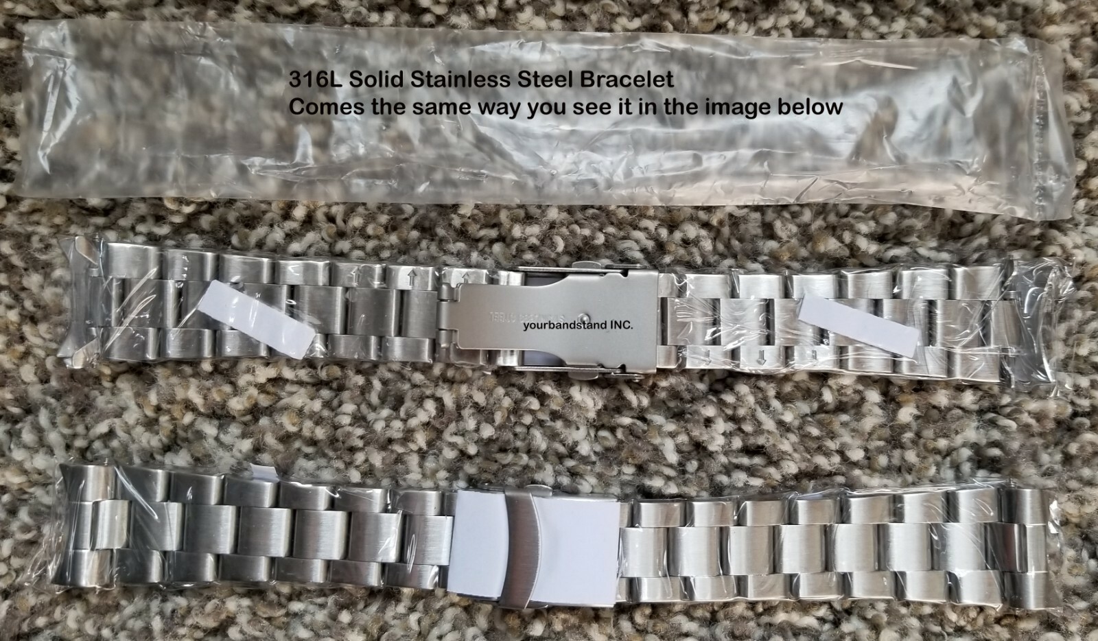 20mm CURVED STAINLESS STEEL OYSTER BRACELET Fit Citizen PrMaster NY0081-10L Fugu
