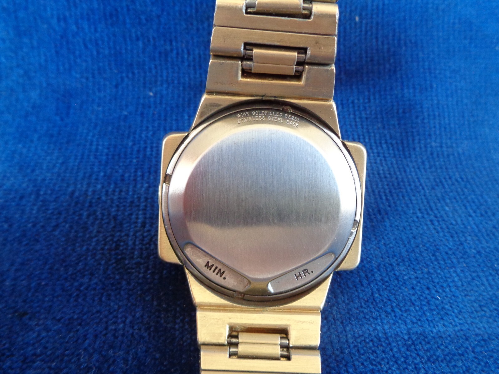 1972 OMEGA Time Computer 1 Cal. 1600 LED Watch Gold Filled w/original box
