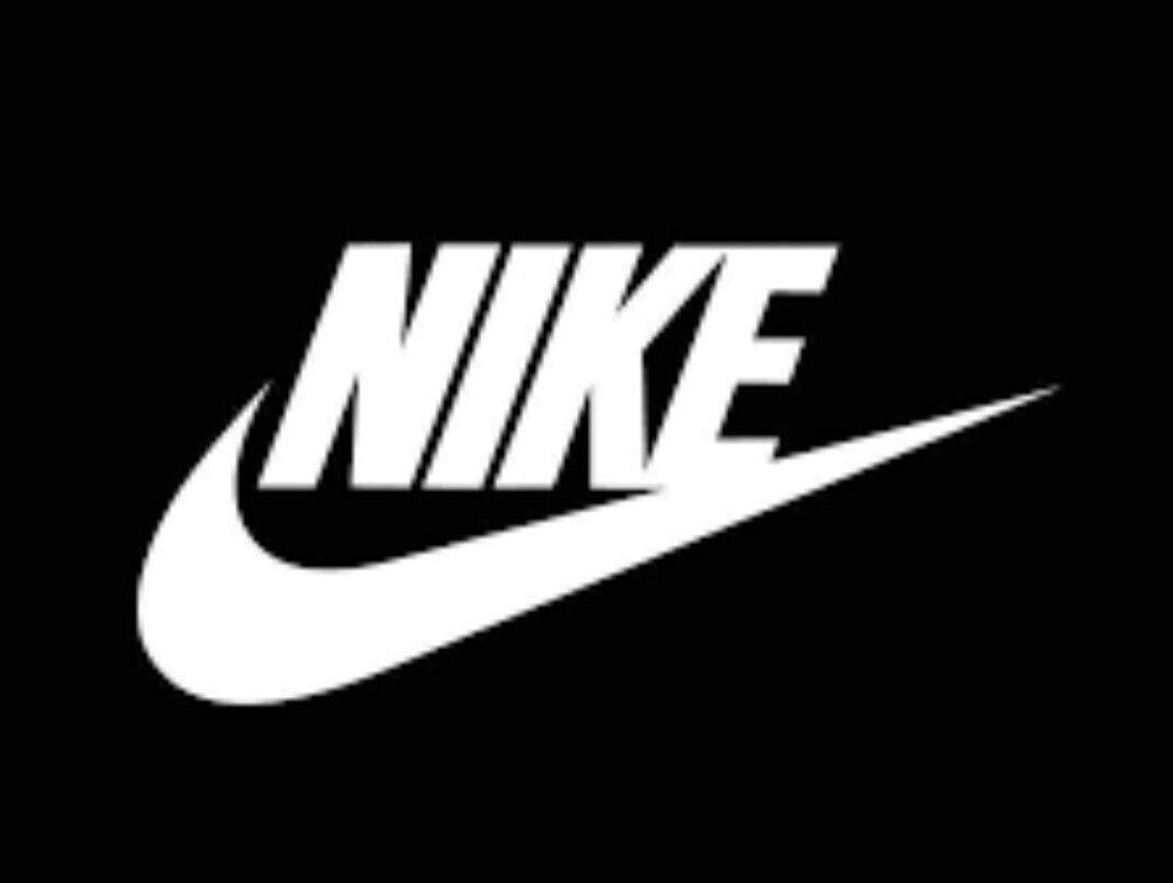 Nike Swoosh Silver – Plated Metal Stud Earrings, Pair, For Men or Women