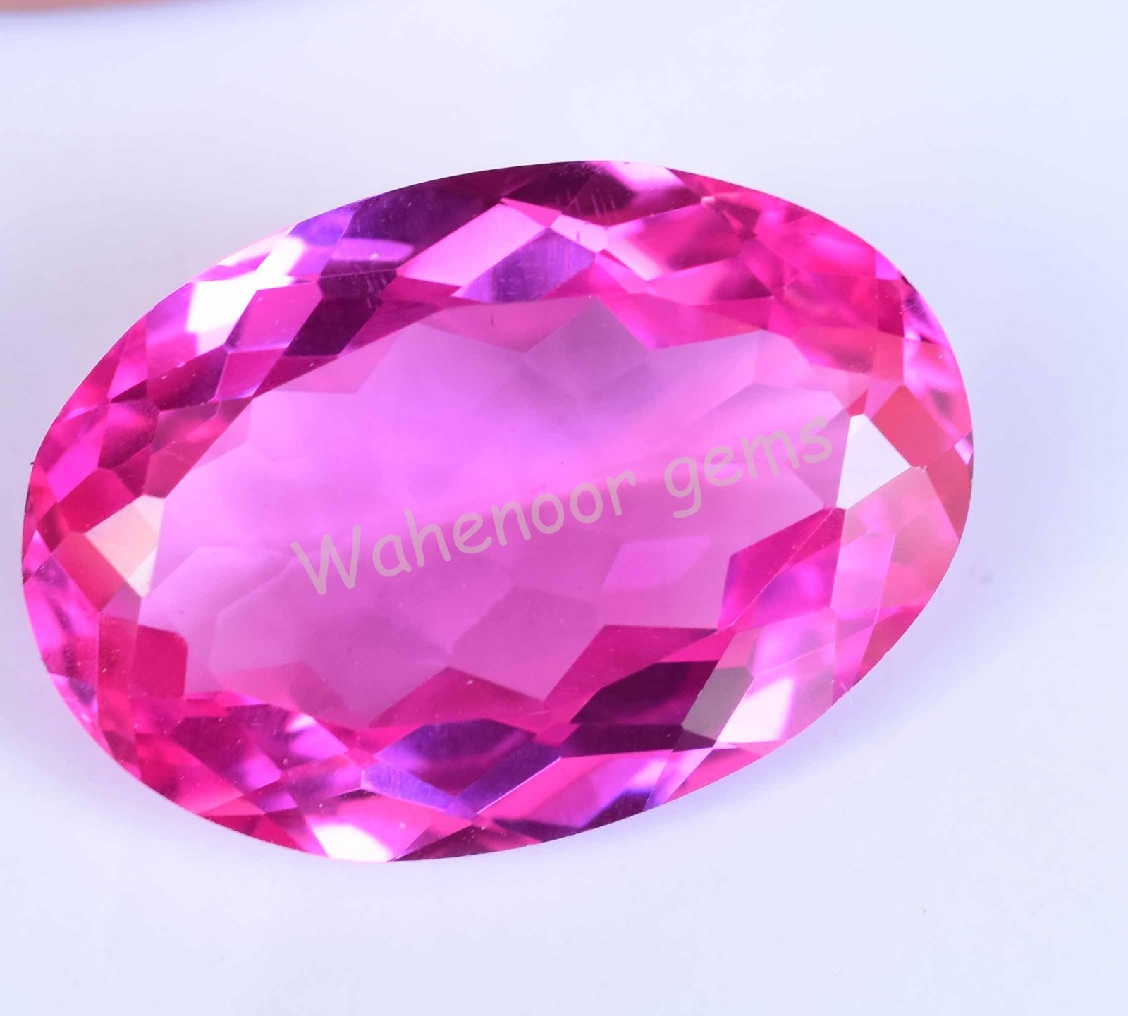 Natural Mogok Pink Ruby 36.40 Ct Oval Certified Flawless Loose Gemstone