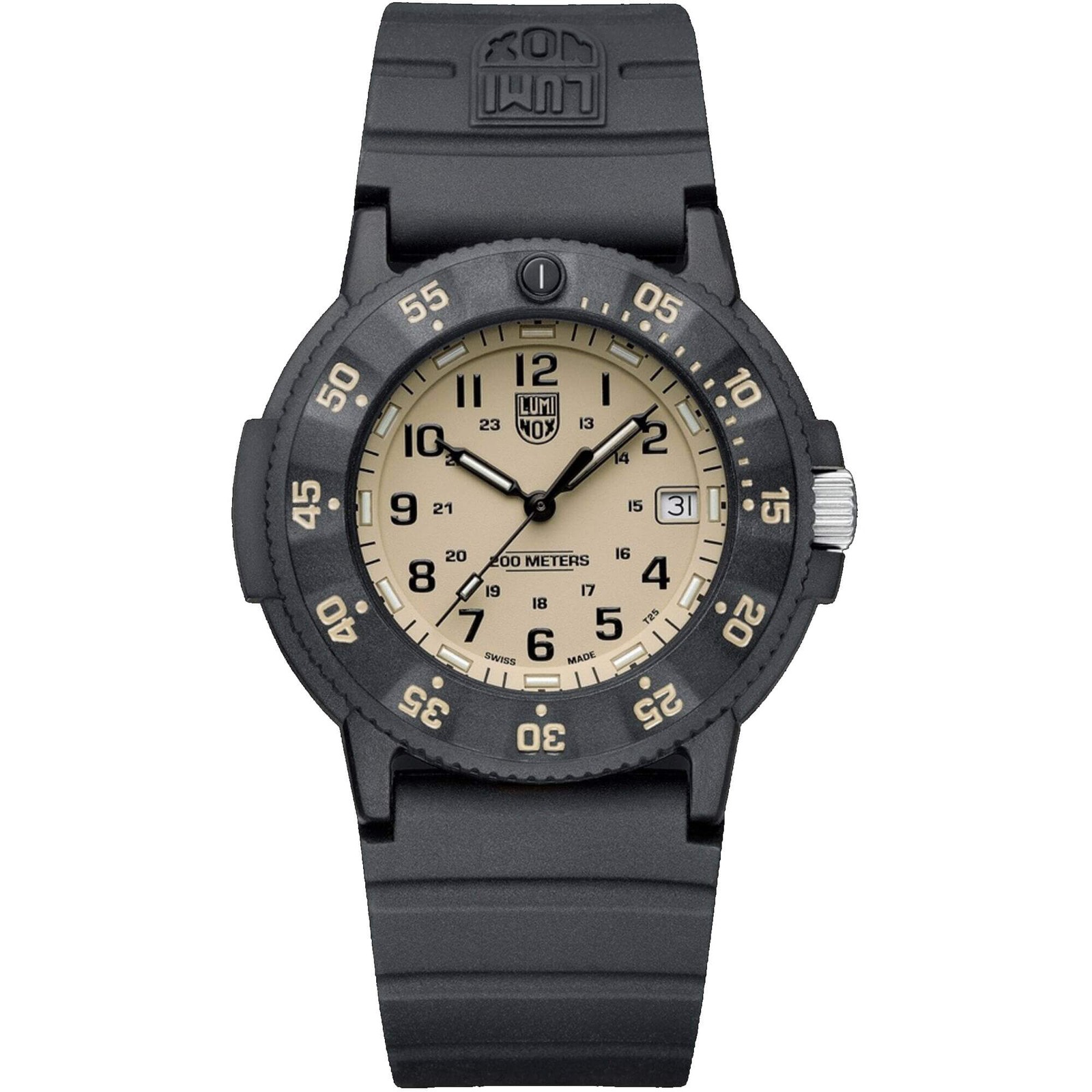 Luminox Men’s Watch Navy SEAL Quartz Sand Dial Black Rubber Strap XS.CZ10.EVO