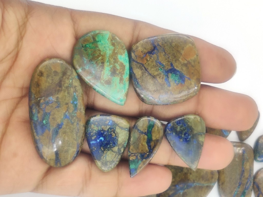 Quality Shattuckite Cabochon Gemstone For Making Jewelry Wholesale Lot 71337