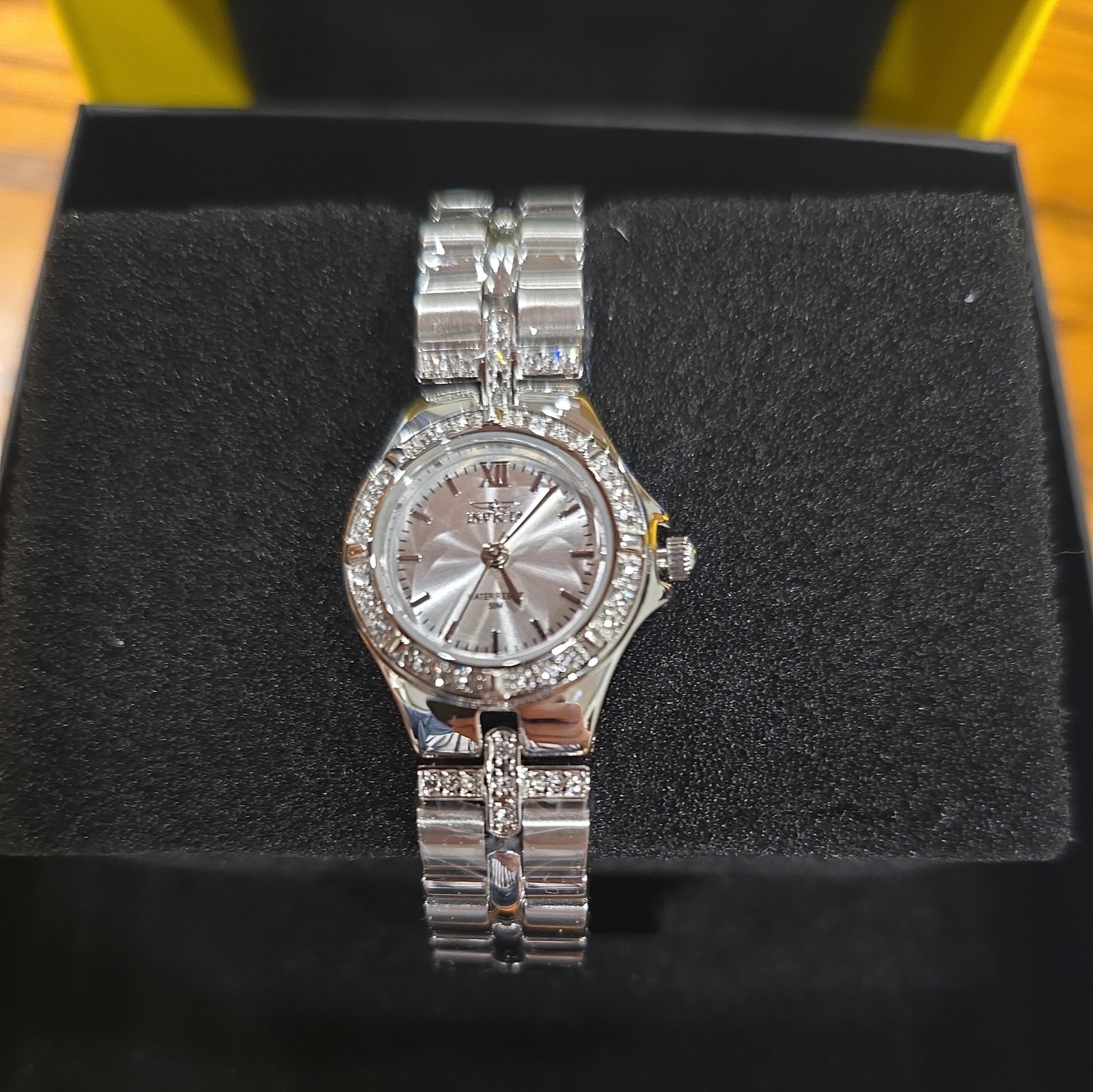 Invicta Wildflower Swiss Ronda 763 Caliber Women’s Watch 21.5mm 0132 Silver New!