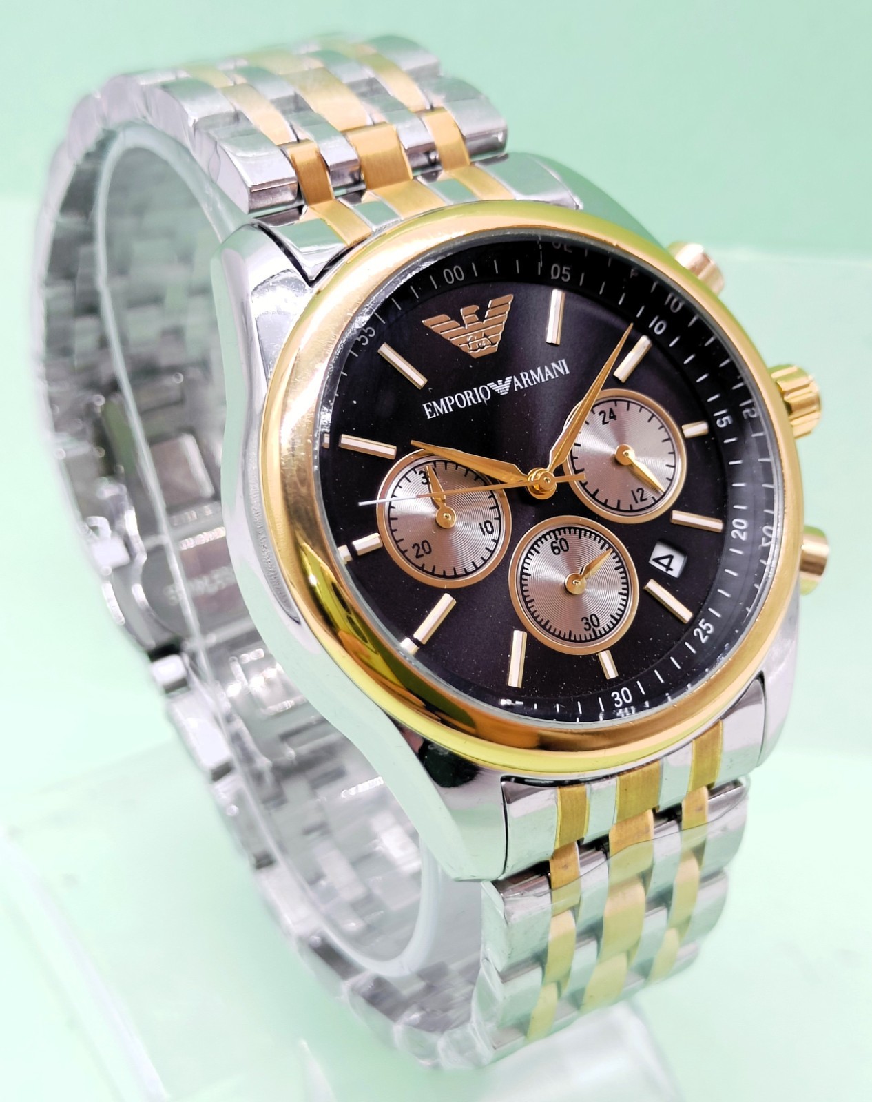Awesome EmporioArmani Chronograph Date Indicator Quartz Analog Men’s Wrist Watch
