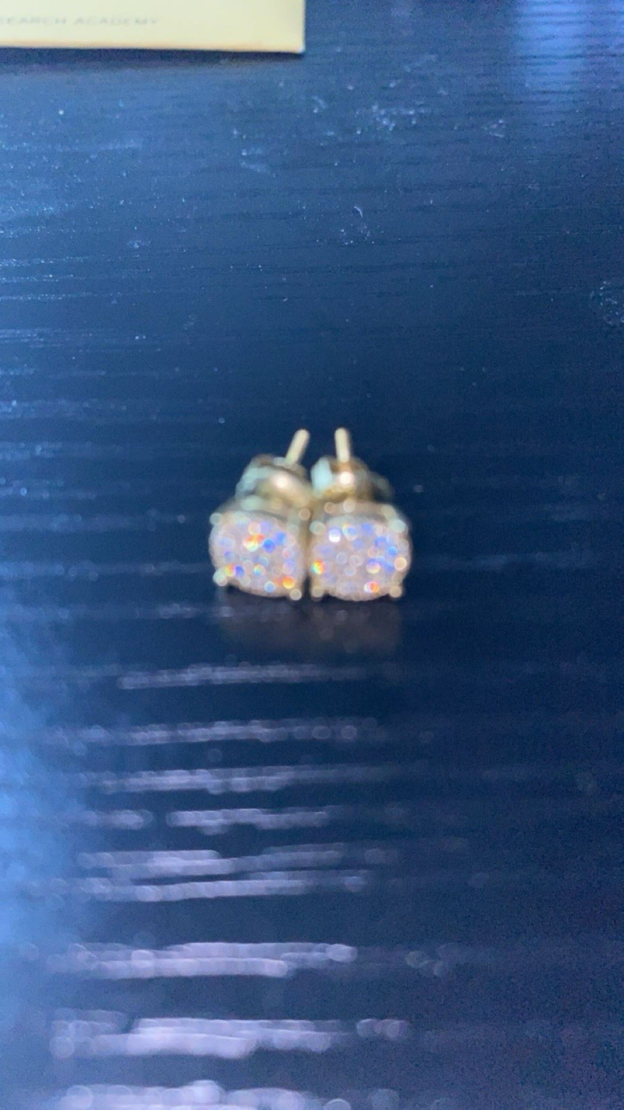14k Gold Lab-Created Diamond Stud Earrings