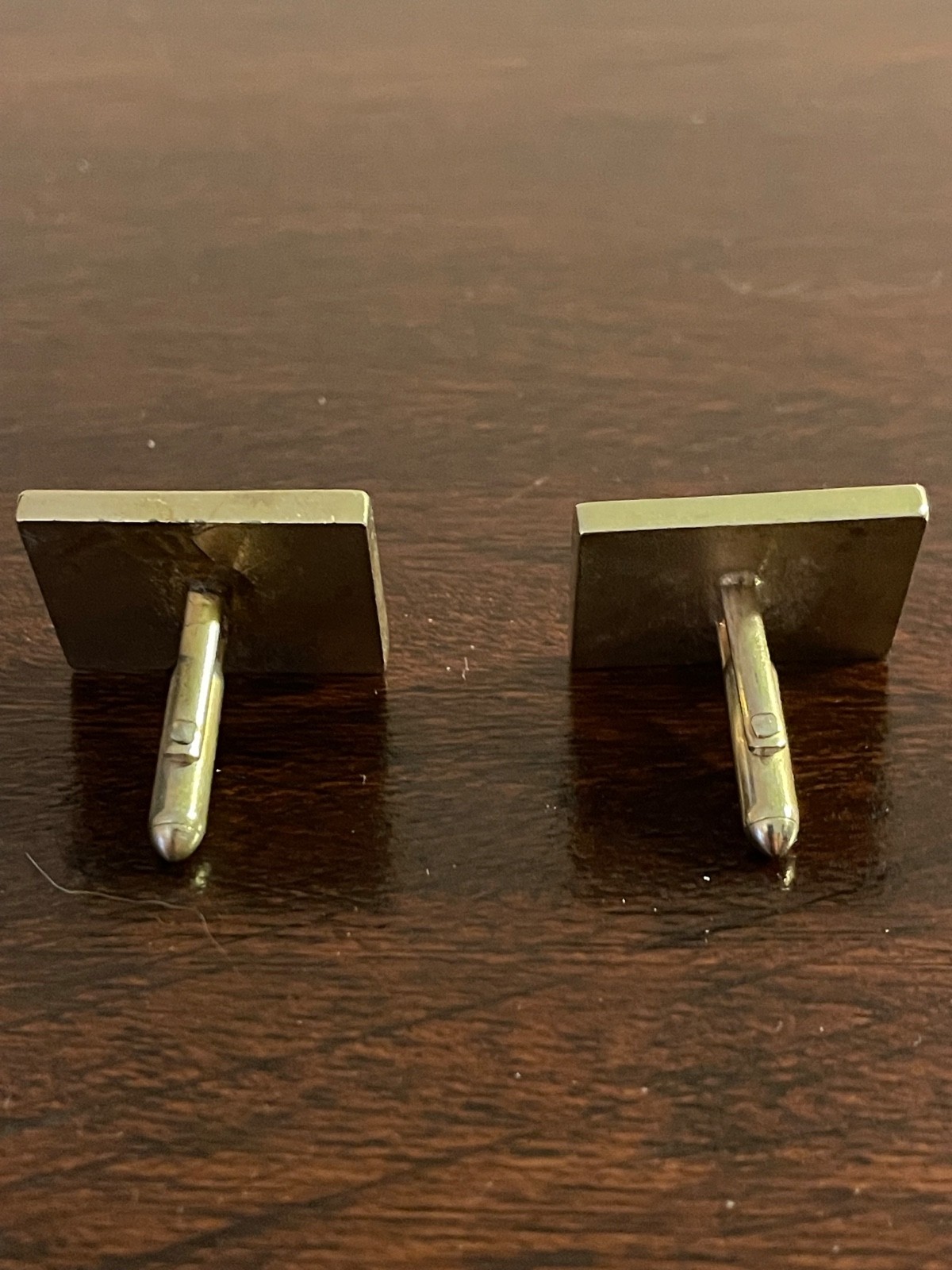 Pair of Passant Lion Coat of Arms Vintage Cuff Links