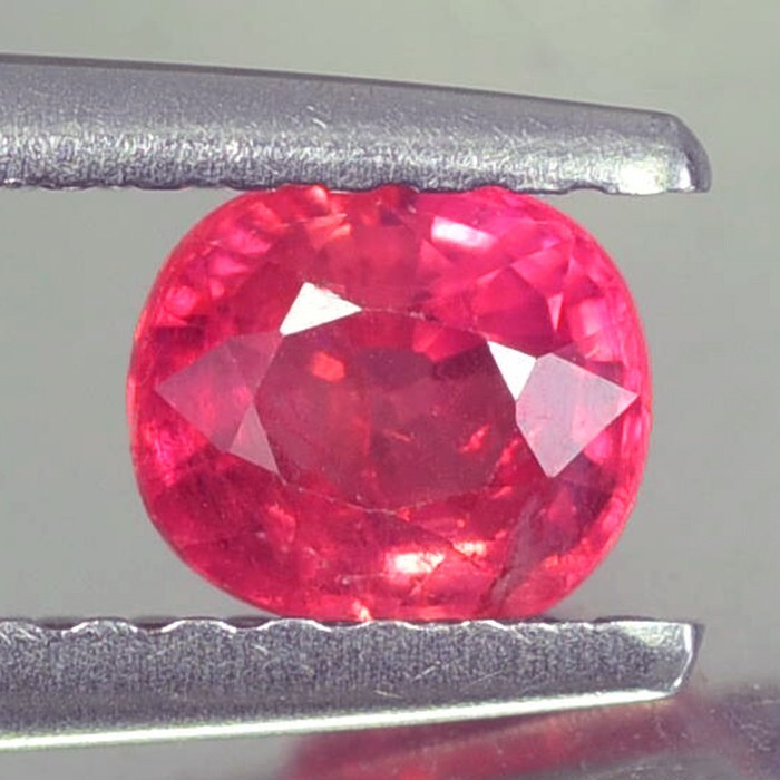 0.57CT CHARMIMG AA UNHEATED CUSHION PINKISH RED RUBY NATURAL
