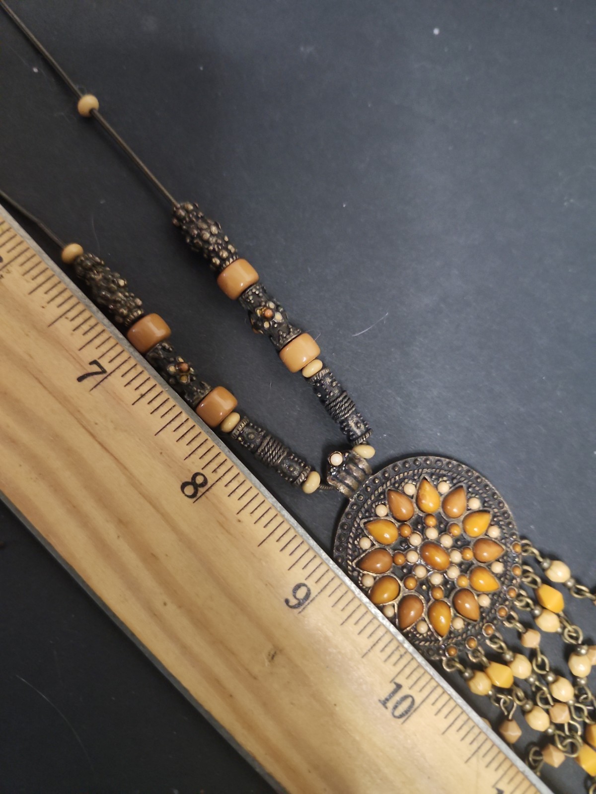 Neutral Tone Jewelry Sets Beige Wood Beaded Mixed Lot of 7 Pieces