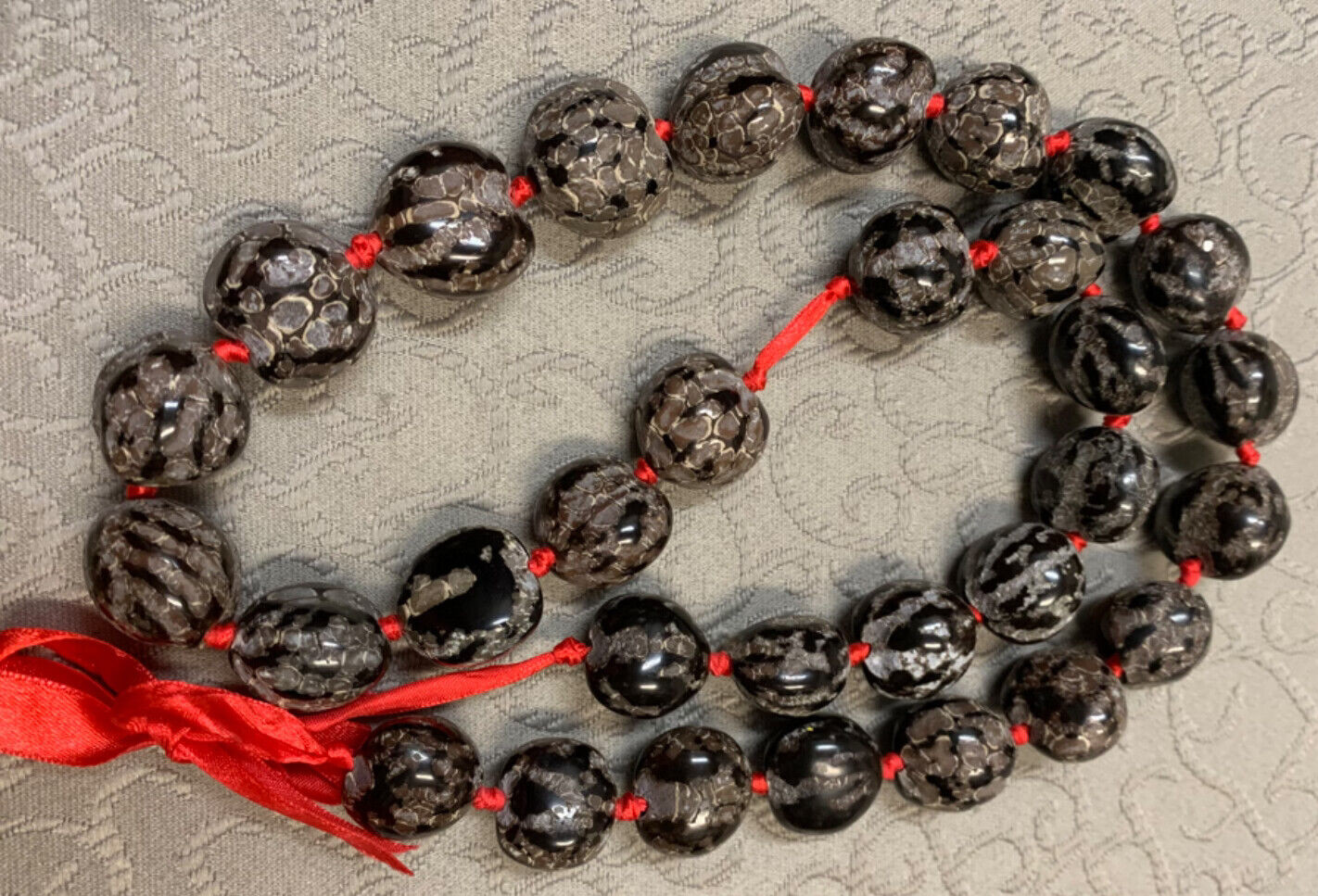 Kukui Nut Necklace Leis Mixed Set of 4 From 32″ to 36