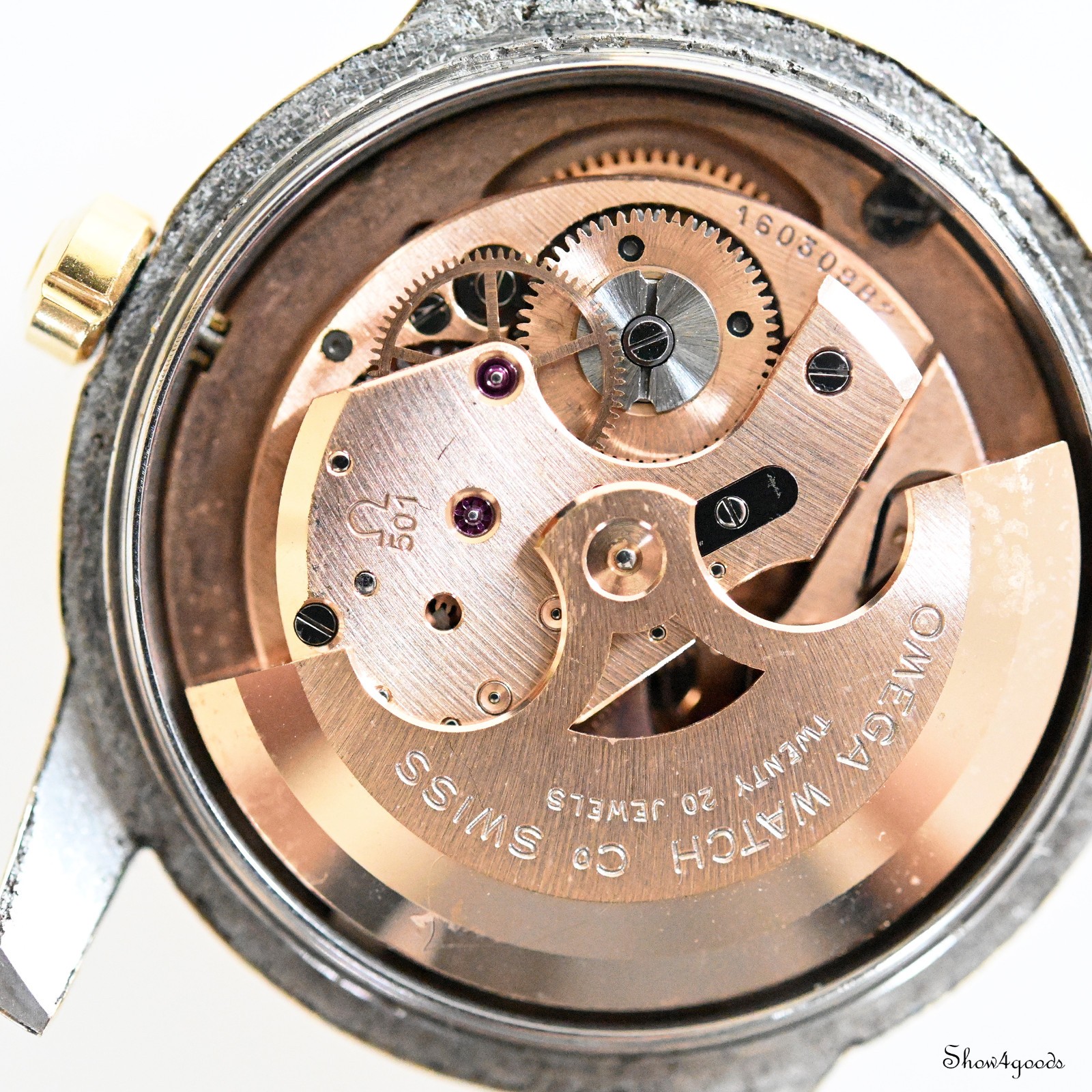 Omega Seamaster Gold caped 2846-2848 SC3 Automatic Cal 501 Overhauled – 1958