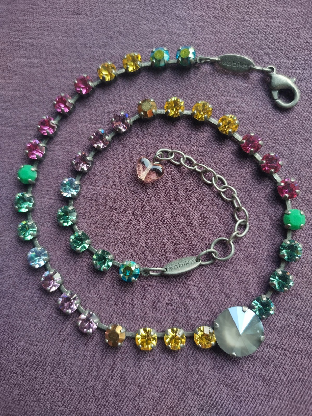 Fun Sabika necklace has loads of color and sparkle
