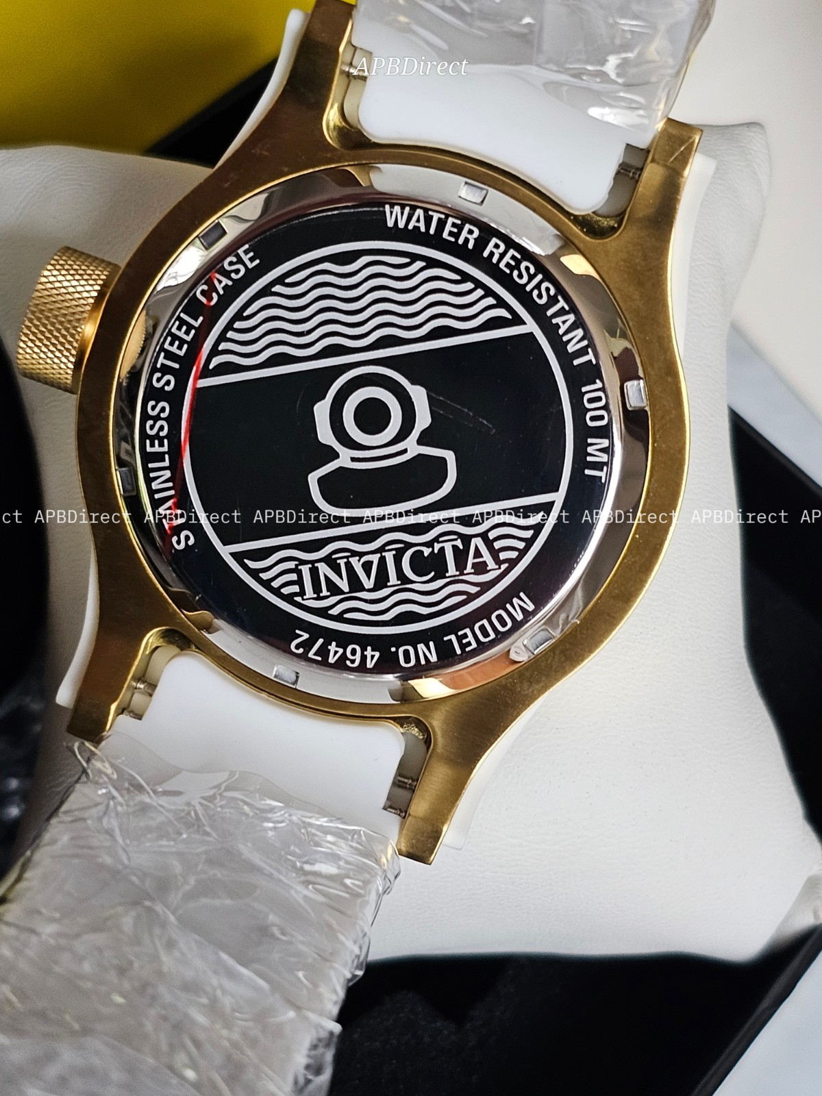 Invicta – ARCTIC WHITE CAMO Edition – Gold – Russian Diver – Quartz – mens watch