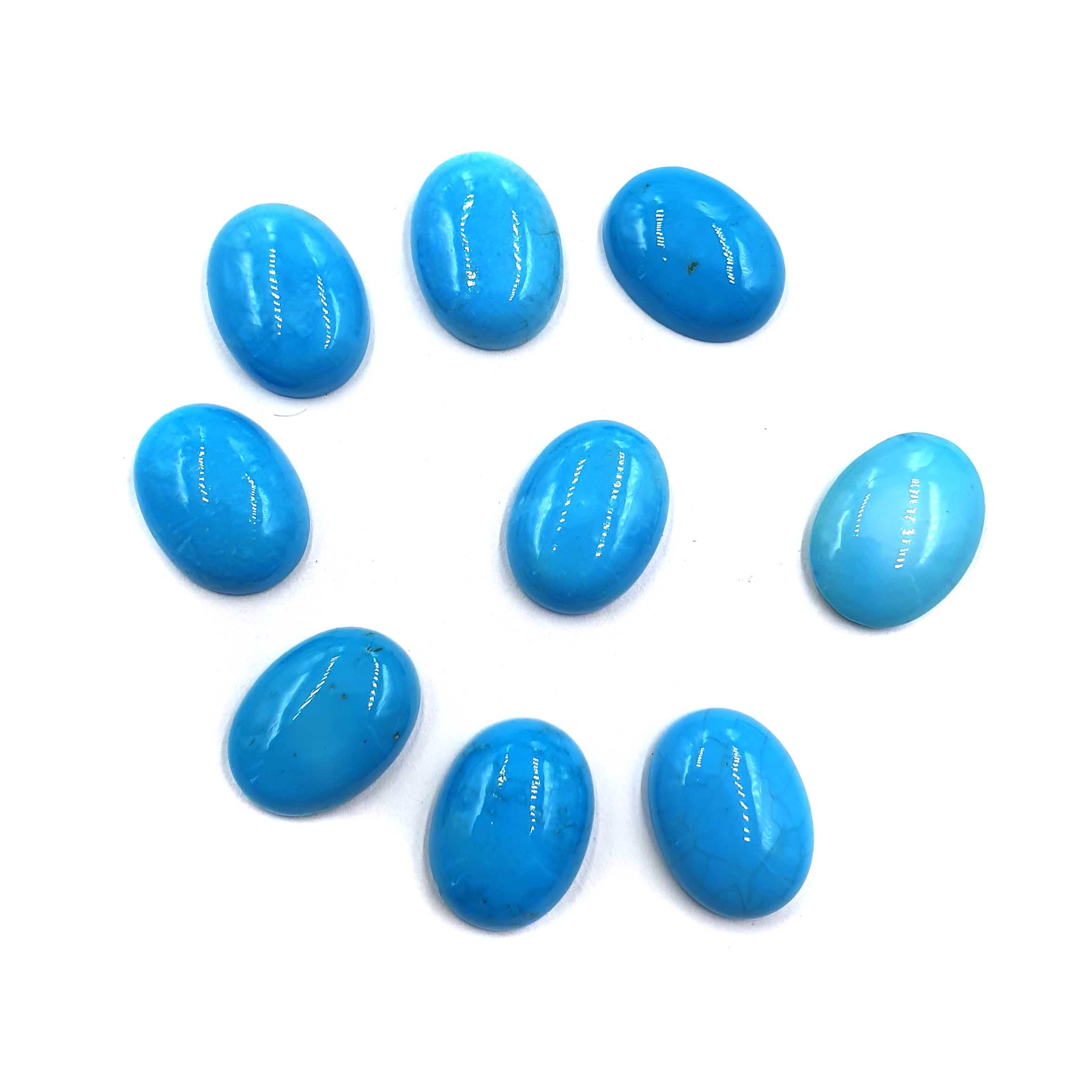 Arizona Natural Turquoise Oval Cabochon Loose Gemstone 15*20 MM 14 CT