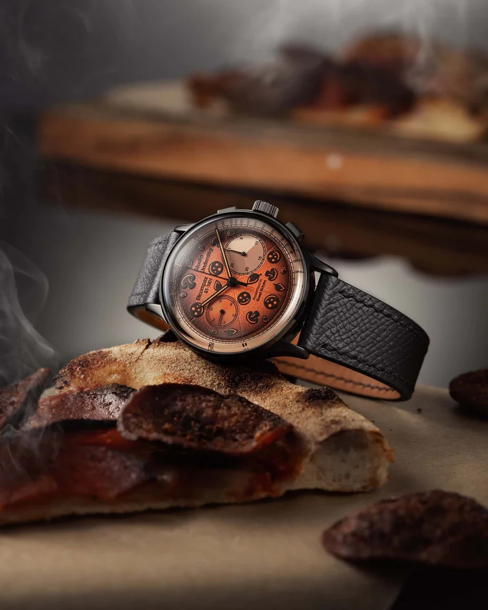 Time & Tide X Studio Underd0g 01 Burnt Pepperoni Pizza *Event Exclusive* Watch