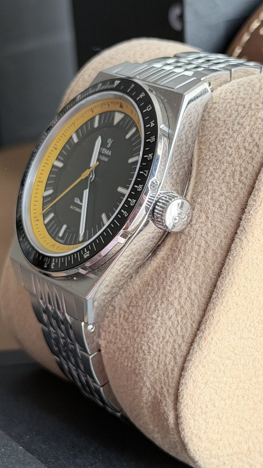YEMA Flygraf CMM.10 Reissue 39mm Automatic Ref. 21.14.36.SN.M Mint