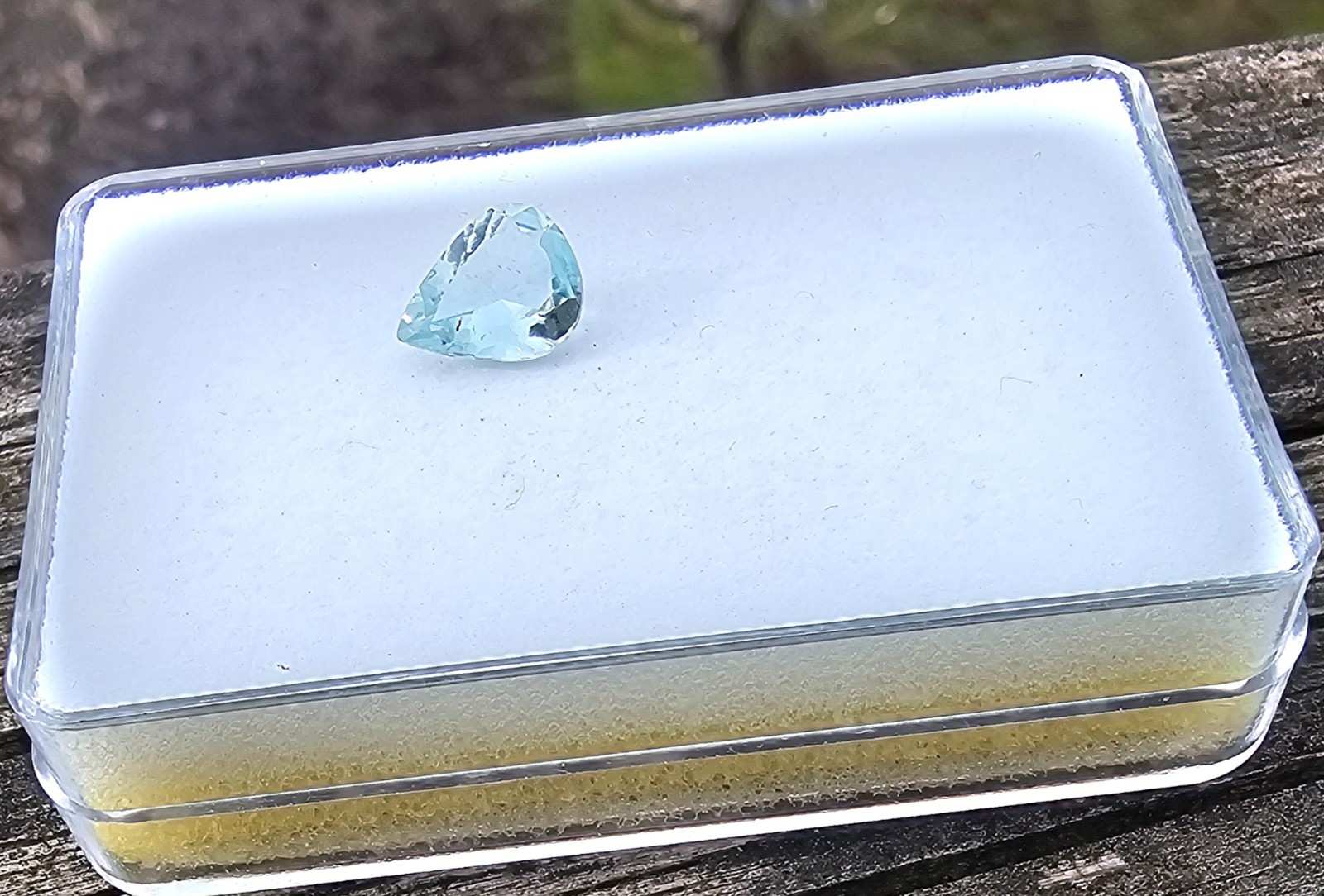Aquamarine 8.9×6.9mm Pear Shape Loose Gemstone!