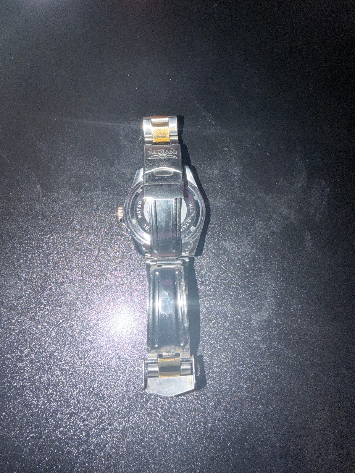 Invicta Pro Diver 9310A Blue Dial Two Tone Stainless Steel Wrist Watch for Men