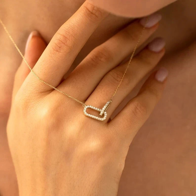 Beautiful Openable Pendant Round Cut Simulated Diamond In 14k Yellow Gold Plated