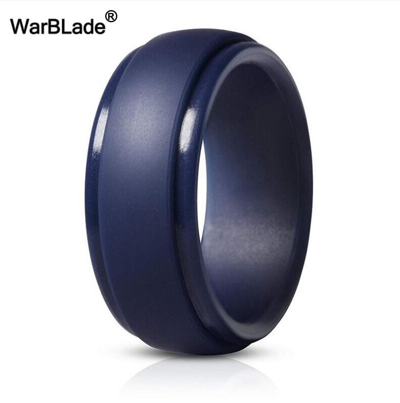 4 Pack Silicone Wedding Engagement Ring Men Women Rubber Band Gym Sports