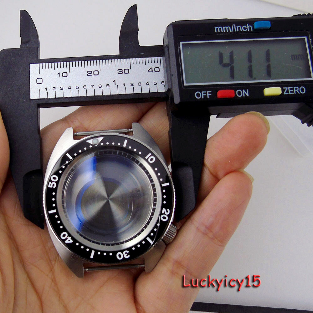 41mm Watch Case Fit for NH35 NH36 PT5000 ETA 2824 ST2130 Movement Domed Sapphire