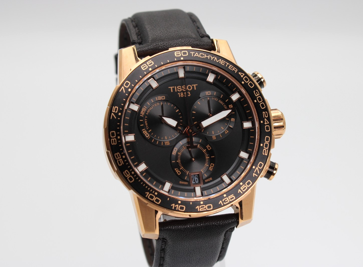 TISSOT Supersport Chrono T125.617.36.051.00 Black Dial Men’s Watch 45.5mm