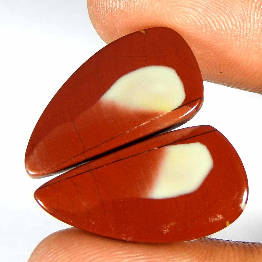18.65Cts100%Natural Noreena Jasper Fancy Pair Cabochon Loose Gemstone