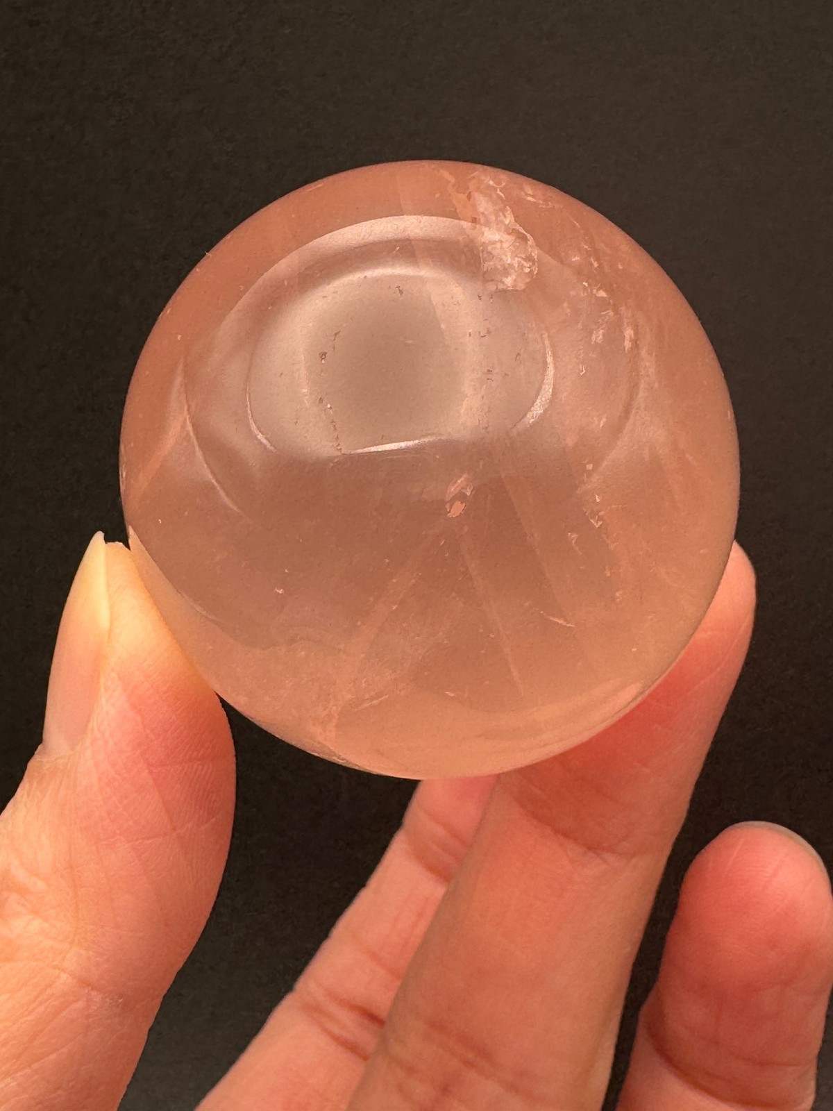 Rose Quartz Sphere for Love Harmony and SelfCare