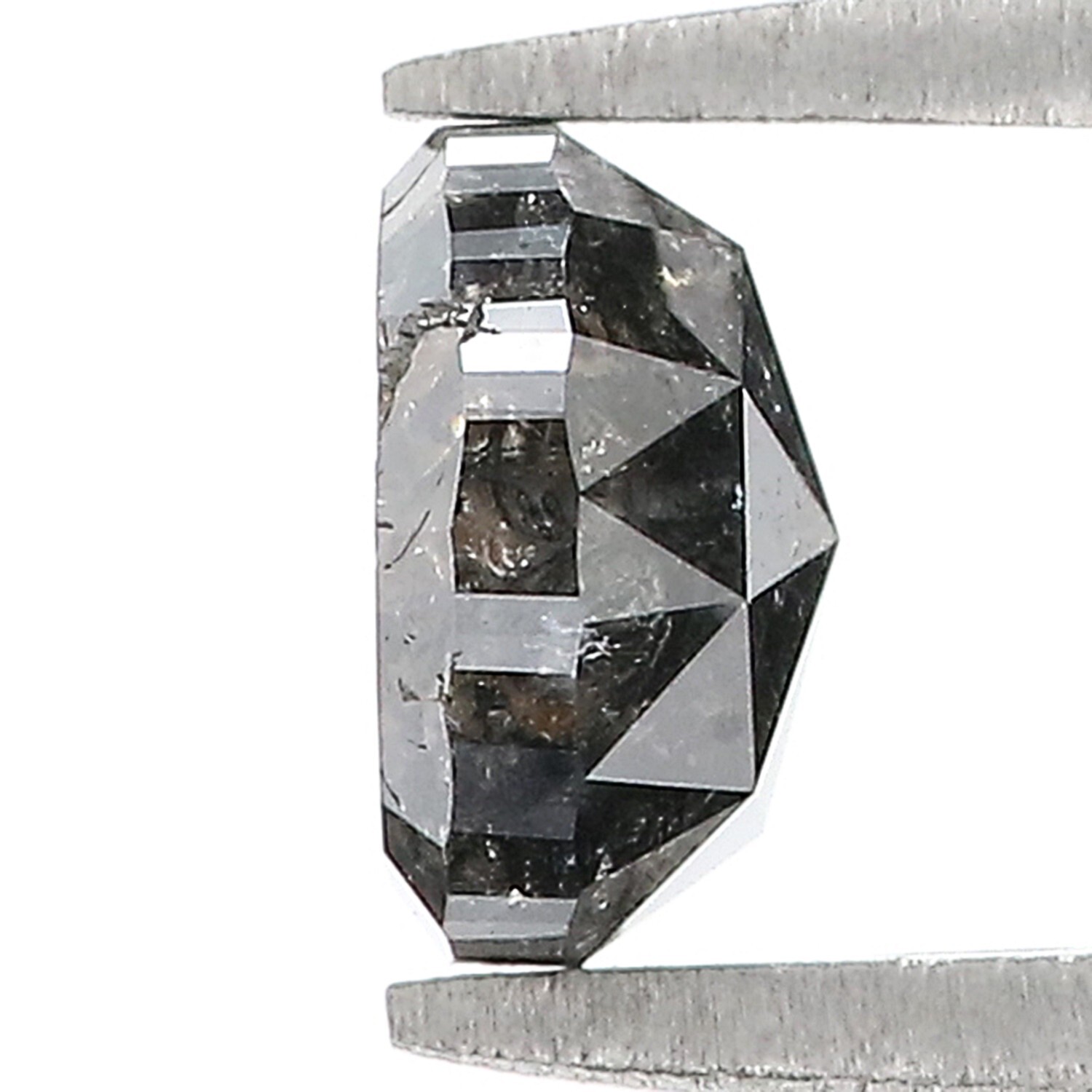 1.57 CT Natural Loose Oval Shape Diamond 6.90 MM Black Color Oval Diamond QK1953
