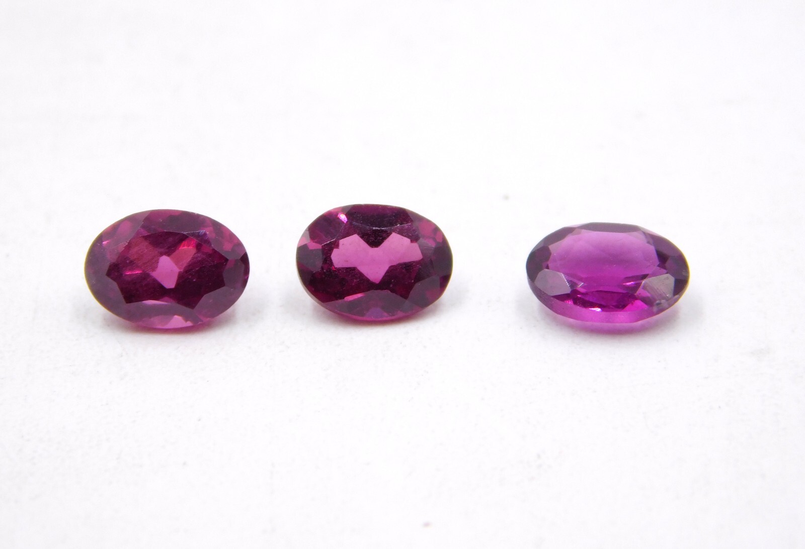 3.5 Cts 3 Pcs Natural Pink Tourmaline Oval Cut Loose Gemstone 5×7 MM P-3340