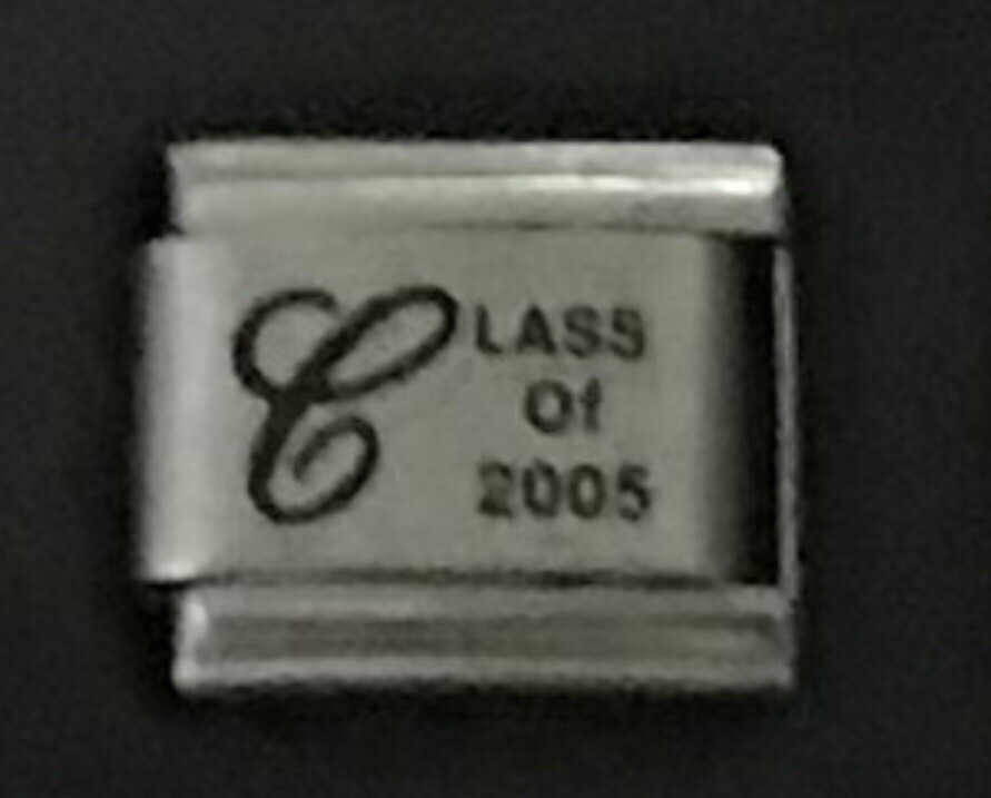 Class Of 2005 WHOLESALE LASER ITALIAN CHARM Link 9MM L1