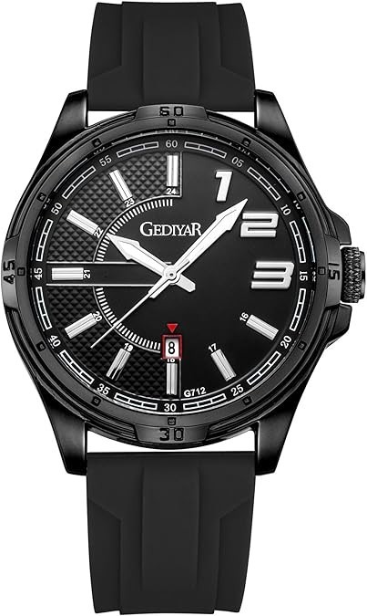 Men’s Waterproof Chronograph Watch Quartz Analog Casual Sport Wristwatch