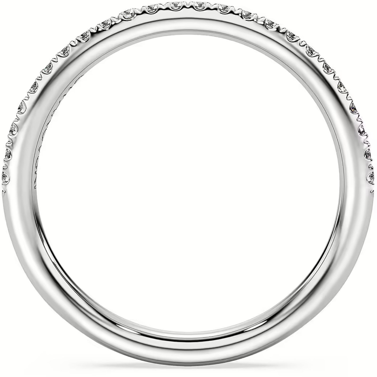 Swarovski Created Diamonds Eternity Ring Round 0.2 Carats Size 52 5696895