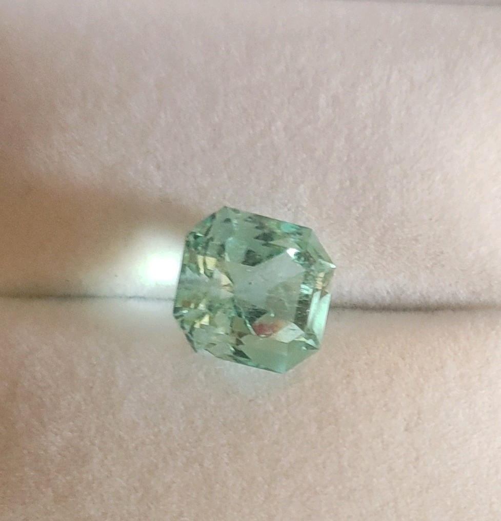 Columbian Emerald, Old Stock 3.65 Carats, Eye-Clean!
