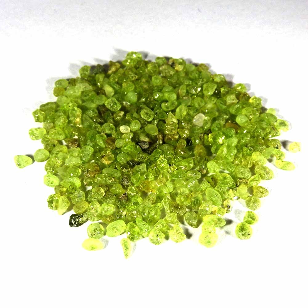 73.10 Ct Natural Peridot crystal Facet Rough Specimen Brazil
