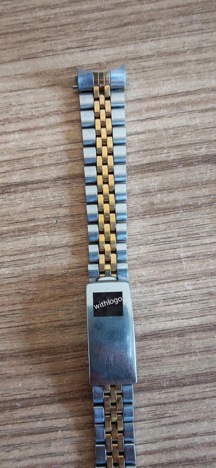 Tudor 92413 13mm Silver Gold Stainless Steel Bracelet