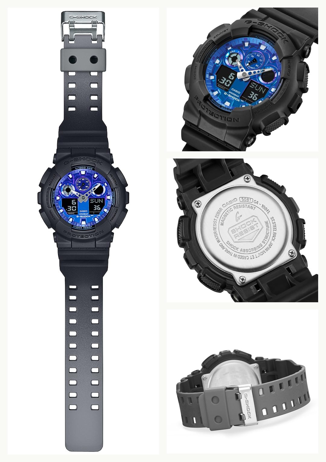 [Casio] G-Shock Watch Flame Inside Series GA-100FL-1AJF From Japan