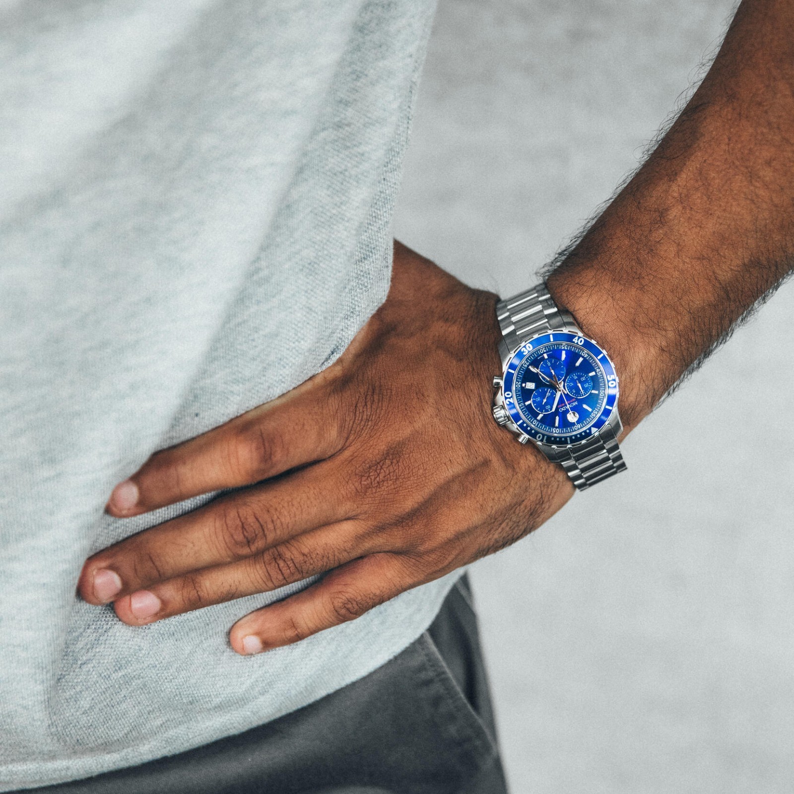 Movado Series 800 Chronograph Blue Dial Quartz Men’s Watch 2600141