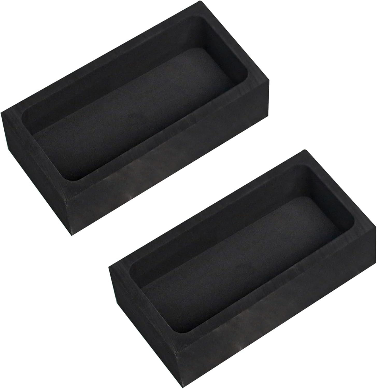 2 Pieces 1 Kg Graphite Ingot Mold Crucible Mould For Melting Casting Refining