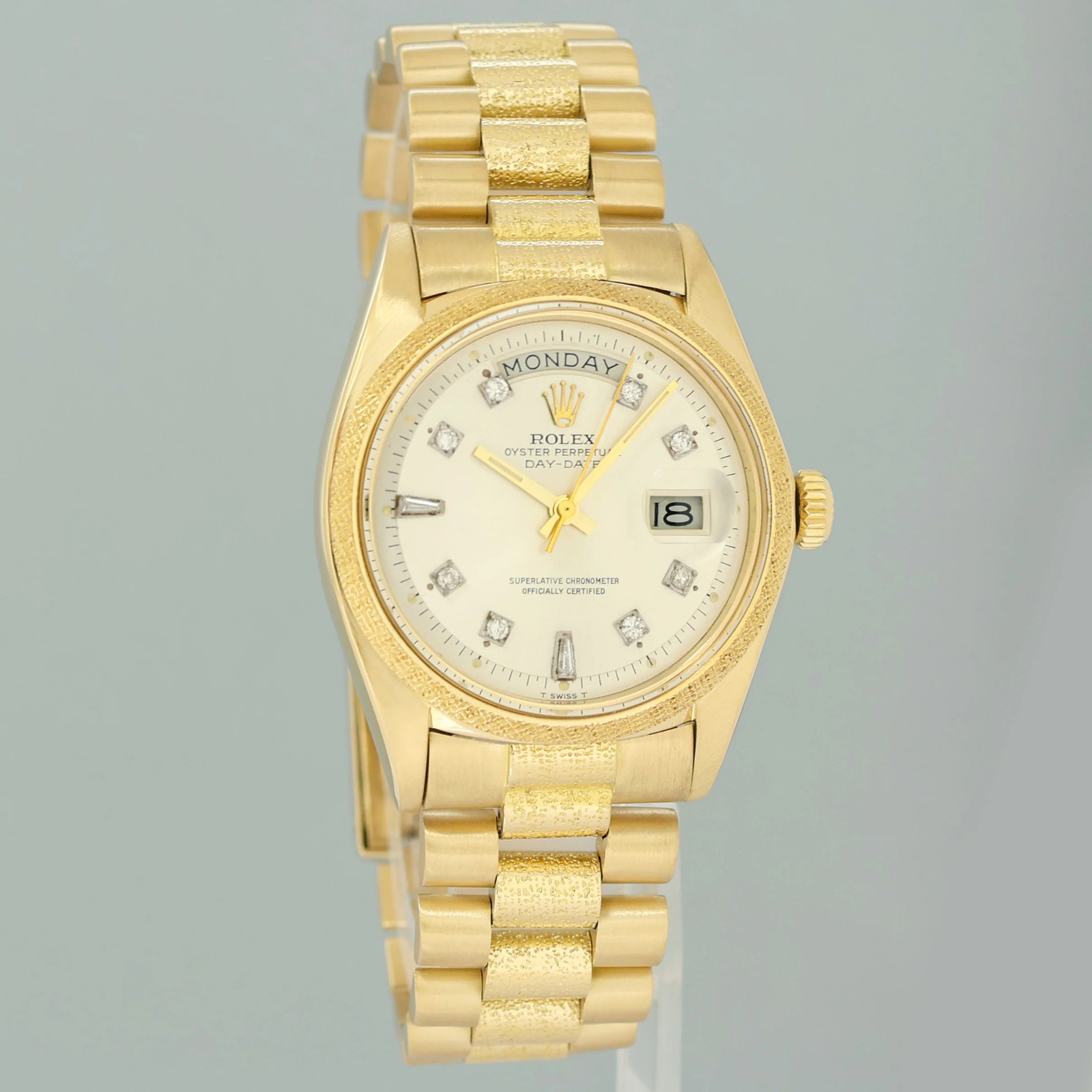 Rolex Day-Date President 36mm 1801 Bark Champagne Yellow Gold Watch Box