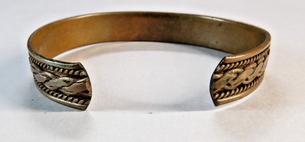 Pure Copper Bracelet Arthritis Pain Therapy Energy Cuff