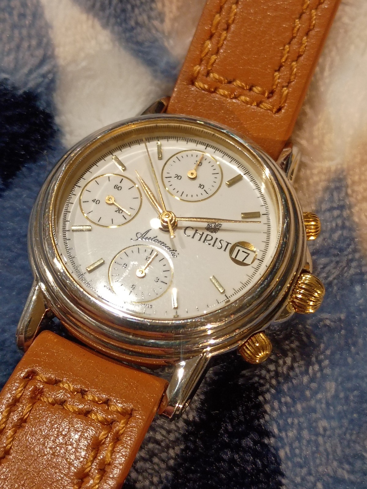 Christ Emotion Valjoux 7750 Chronograph Ref. 3168 Stunning!!!