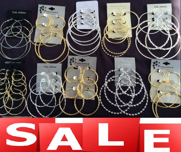 40 Pairs Quality Hoop Earrings Wholesale Jewelry Lot 😍FREE Shipping…US Seller