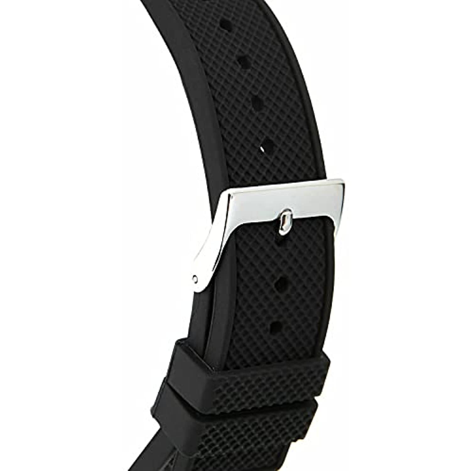 LACOSTE 2010794 BLACK DIAL & SILICONE STRAP RED MARKS DATE MEN’S WATCH