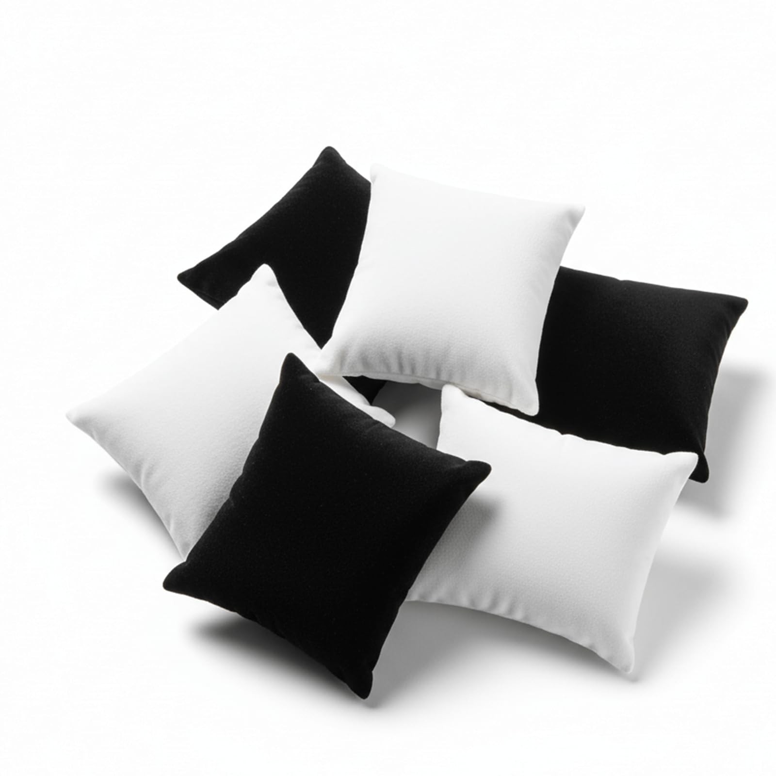 6 Pack Velvet Pillows for , Soft Bracelet Display Cushions, Bangle Holder Pil…