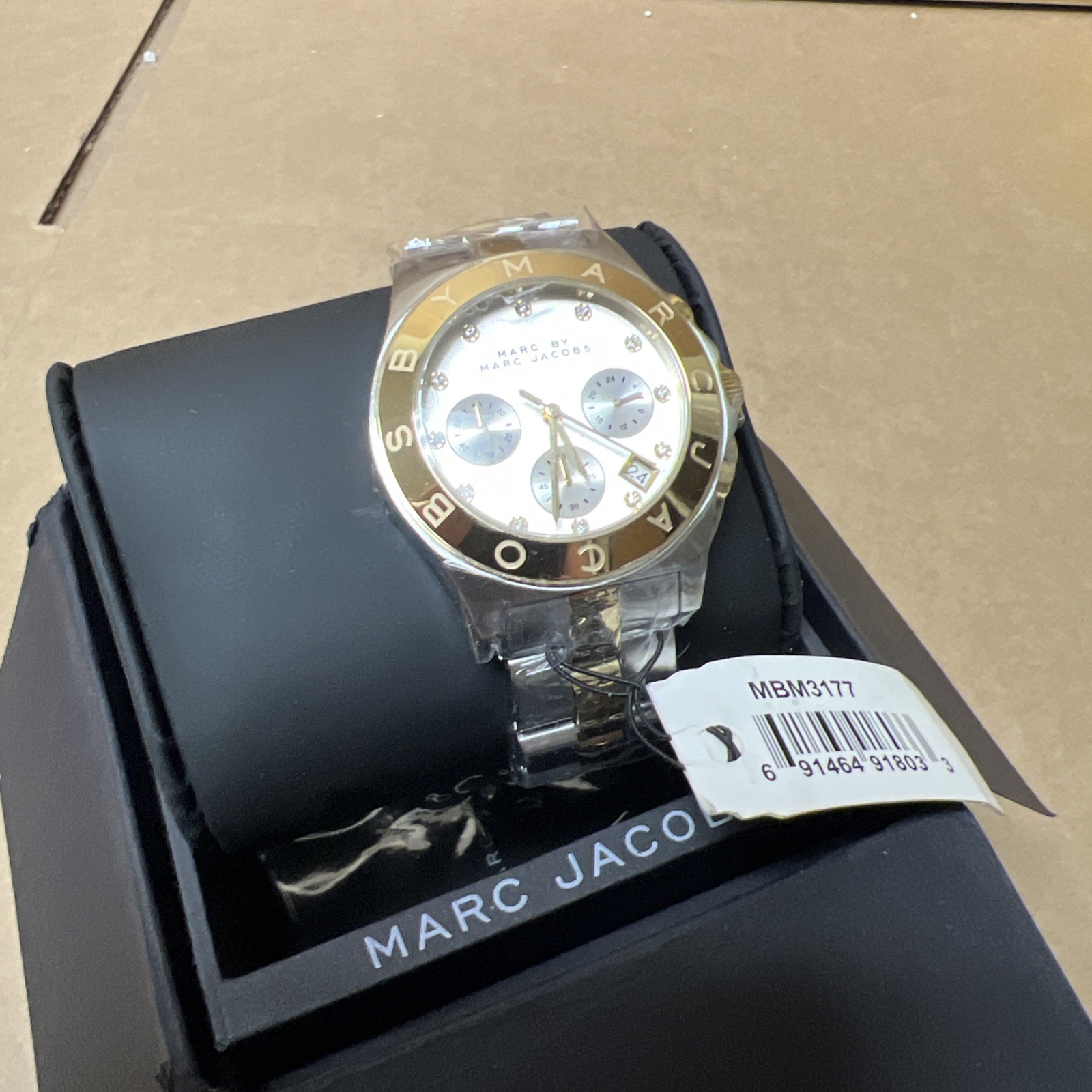 Marc by Marc Jacobs MBM3177 Gold Watch Stainless steel Wrist 5.5 “