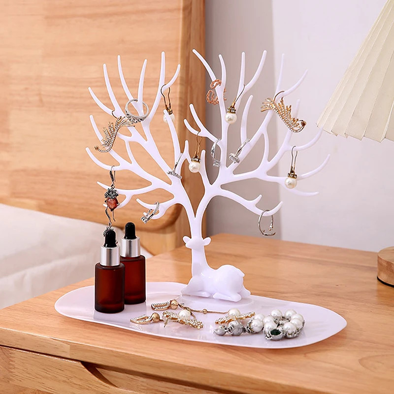 Jewelry Display Stand Tree Storage Rack for Earrings Necklaces Rings Organizer
