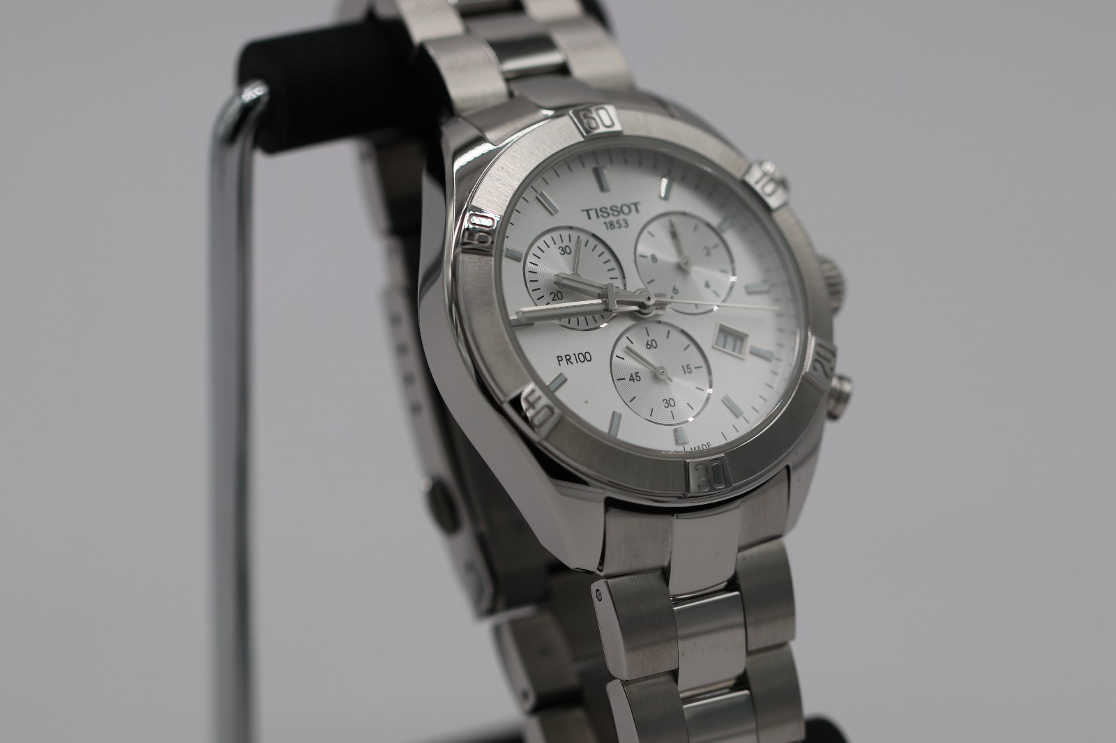 Tissot PR 100 Chronograph Quartz Stainless Steel Ladies Watch T1019171103100