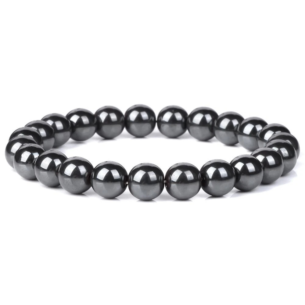 Hematite Bracelet for Men, 2025 New No-magnetic Black Bracelet