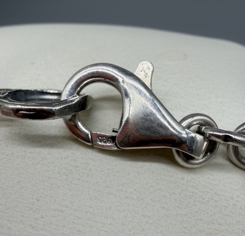 Silpada B1702 Talk of the Town Multi Strand Sterling Silver Bracelet Retired 8”
