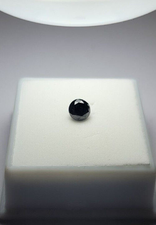 .90 Ct. Round Cut Black Diamond